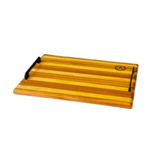 Bandeja de Servir de Madeira Marchetada, Modelo I